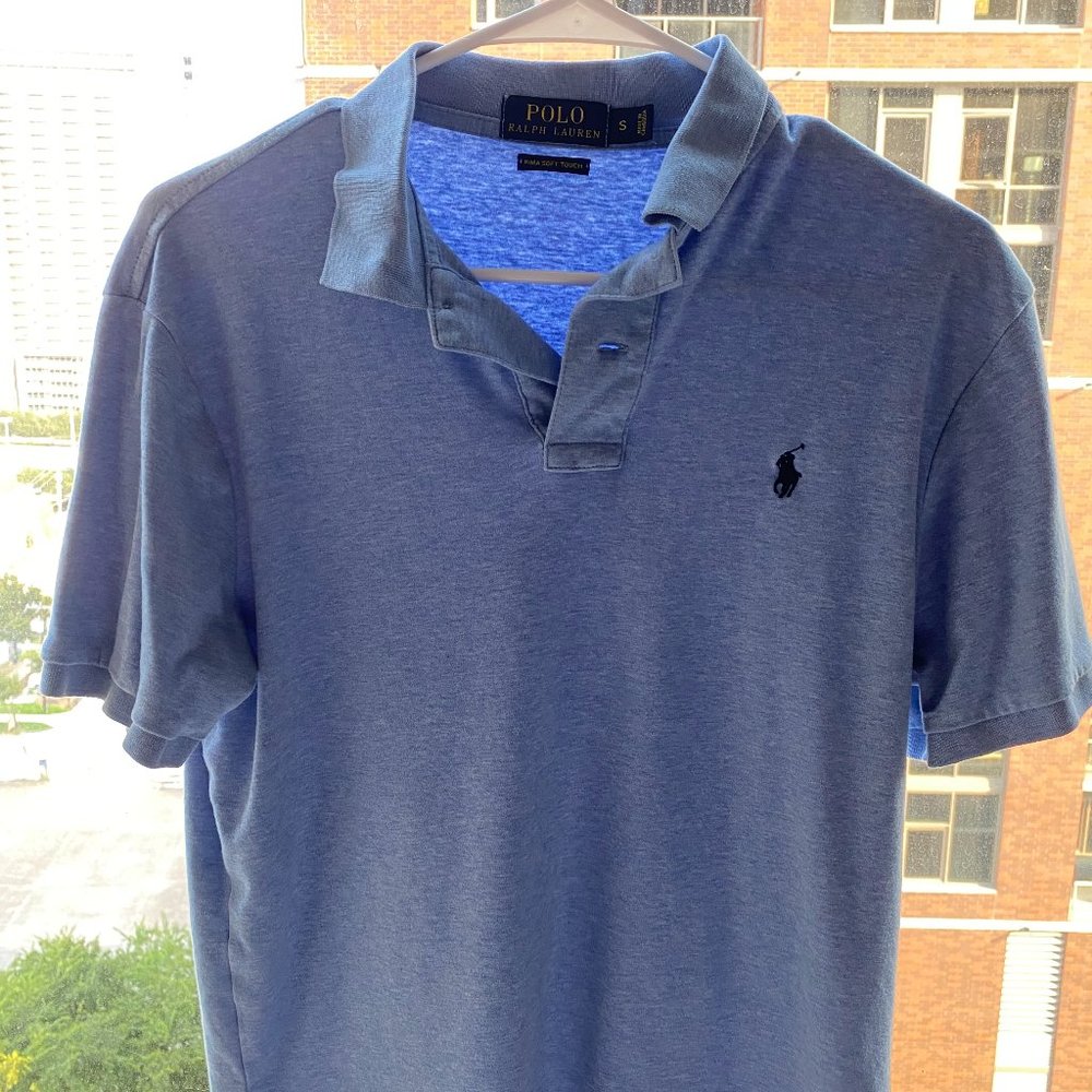 Mens Small Ralph Lauren Blue Polo